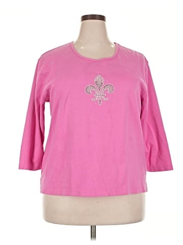 CHRISTINE ALEXANDER 3/4 Sleeve Top (view 1)