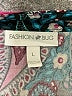 Fashion Bug Paisley Teal Short Sleeve Turtleneck Size L - photo 7