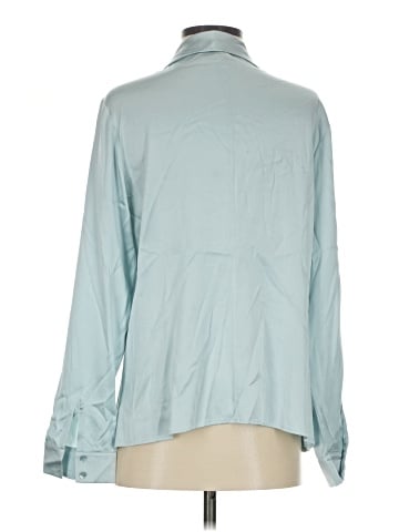 Eileen Fisher Long Sleeve Silk Top (view 2)