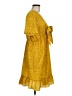 Glamorous 100% Polyester Yellow Casual Dress Size 8 - photo 4