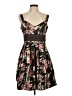 Studio Y Floral Brown Cocktail Dress Size 9 - 10 - photo 1