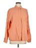 Universal Thread 100% Cotton Solid Orange Long Sleeve Button-Down Shirt Size M - photo 1