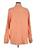 Universal Thread 100% Cotton Solid Orange Long Sleeve Button-Down Shirt Size M - photo 2