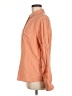 Universal Thread 100% Cotton Solid Orange Long Sleeve Button-Down Shirt Size M - photo 5