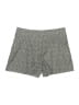 Ann Taylor LOFT 100% Polyester Chevron-herringbone Gray Shorts Size 8 - photo 1
