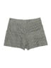 Ann Taylor LOFT 100% Polyester Chevron-herringbone Gray Shorts Size 8 - photo 2