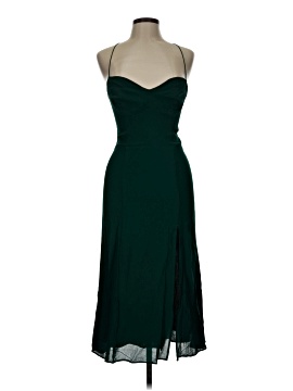 green emerald velvet dress Reformation Juliette Buena Midi Dress in Emerald Floral Print