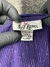 Self Esteem 100% Polyester Chevron-herringbone Purple Short Sleeve T-Shirt Size XL - photo 7