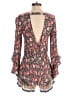 Jessica Simpson 100% Viscose Paisley Orange Romper Size XS - photo 2