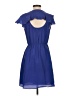 BCBGeneration 100% Polyester Solid Blue Cocktail Dress Size S - photo 2