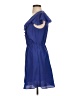 BCBGeneration 100% Polyester Solid Blue Cocktail Dress Size S - photo 5