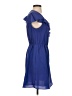 BCBGeneration 100% Polyester Solid Blue Cocktail Dress Size S - photo 4
