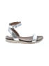 Lucky Brand 100% Leather Silver Sandals Size 10 - photo 1