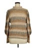 Leith Metallic Tan Turtleneck Sweater Size XL - photo 1