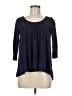 Assorted Brands 100% Rayon Blue 3/4 Sleeve Blouse Size M - photo 1