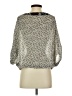 Rozae R.N. Silver 3/4 Sleeve Blouse Size S - photo 2