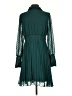 Shein 100% Polyester Teal Casual Dress Size S - photo 2