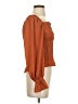 A New Day 100% Polyester Orange Long Sleeve Blouse Size S - photo 4
