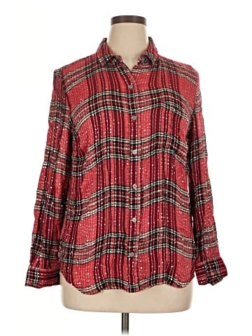 Style&Co Long Sleeve Button-Down Shirt (view 1)