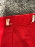 Unbranded Solid Red Casual Skirt Size 8 (estimated) - photo 3