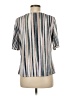 Late August Silver Short Sleeve Blouse Size M - photo 2