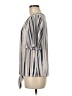 Late August Silver Short Sleeve Blouse Size M - photo 5