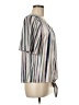 Late August Silver Short Sleeve Blouse Size M - photo 4
