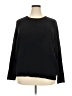 Kim Rogers 100% Cotton Solid Black Pullover Sweater Size 2X - photo 1