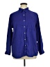 Chico's Design 100% Polyester Solid Blue Long Sleeve Blouse Size XL (3) - photo 1