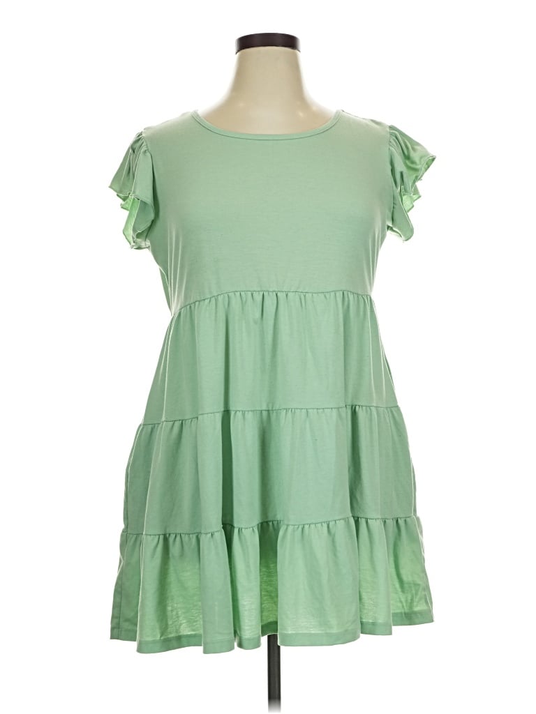 Pre-owned Just Be ... Casual Dress In Green