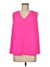 Jennifer Lopez 100% Polyester Pink Sleeveless Blouse Size M (estimated) - photo 1
