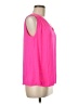 Jennifer Lopez 100% Polyester Pink Sleeveless Blouse Size M (estimated) - photo 4