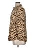 Chico's 100% Modal Animal Print Tan Long Sleeve Blouse Size XL (3) - photo 5