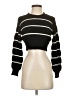 All The Ways Stripes Black Pullover Sweater Size XS - photo 1