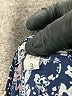 Maurices 100% Polyester Paisley Blue 3/4 Sleeve Blouse Size 24 (3) - photo 8