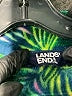 Lands' End 100% Polyester Tropical Green Cardigan Size L - photo 7