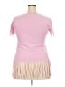 ON FIRE 100% Cotton Pink Short Sleeve Top Size 2X - photo 2