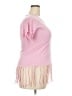 ON FIRE 100% Cotton Pink Short Sleeve Top Size 2X - photo 4