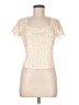 Shein Yellow Short Sleeve Top Size 8/10 - photo 1