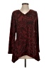 D&Co. Burgundy Long Sleeve Blouse Size XS - photo 1