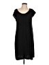 Spense Solid Black Casual Dress Size L - photo 1