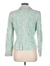 Casual Corner Paisley Teal Silk Blazer Size 6 - photo 2