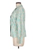 Casual Corner Paisley Teal Silk Blazer Size 6 - photo 5