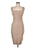 A'gaci Solid Tan Cocktail Dress Size M - photo 1