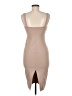 A'gaci Solid Tan Cocktail Dress Size M - photo 2