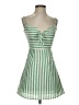 Slide Show 100% Polyester Stripes Green Cocktail Dress Size 6 - photo 1