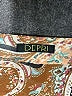 Depri 100% Polyester Paisley Tan 3/4 Sleeve Blouse Size L - photo 7