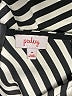 Pixley Stripes Black Casual Dress Size M - photo 7