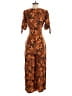 L Space 100% Rayon Brown Jumpsuit Size XS - photo 2