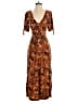 L Space 100% Rayon Brown Jumpsuit Size XS - photo 1